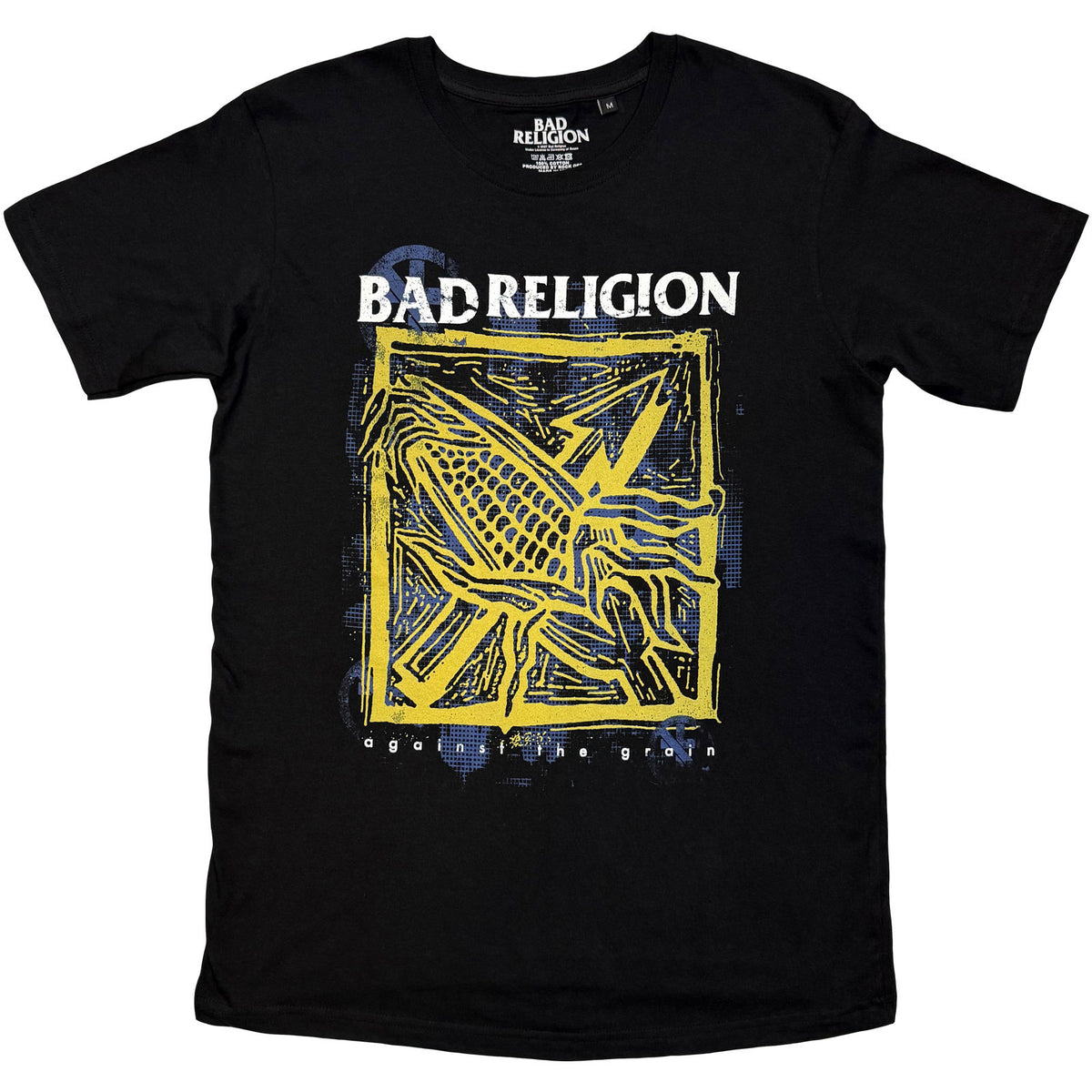 Bad Religion Unisex T-Shirt: Against The Grain Halftone (Black)