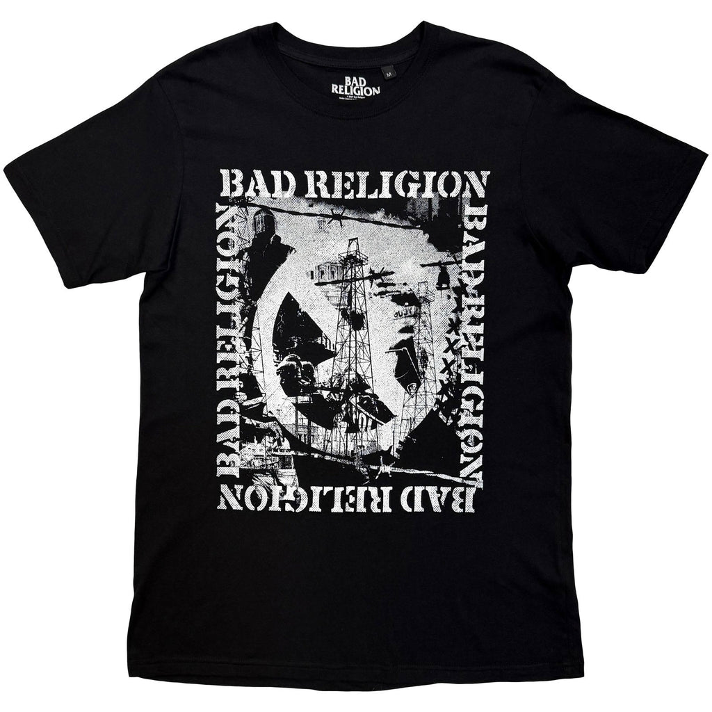 Bad Religion Unisex T-Shirt: This Is Hell (Black) (Back Print)