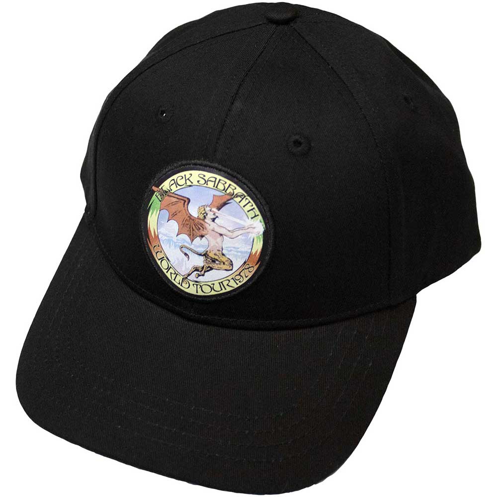 Black Sabbath Unisex Baseball Cap: World Tour 1978 (Black)