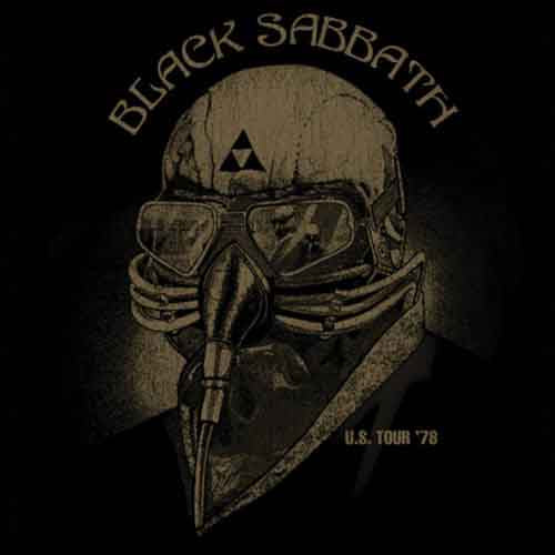 Black Sabbath Single Cork Coaster: US Tour 1978
