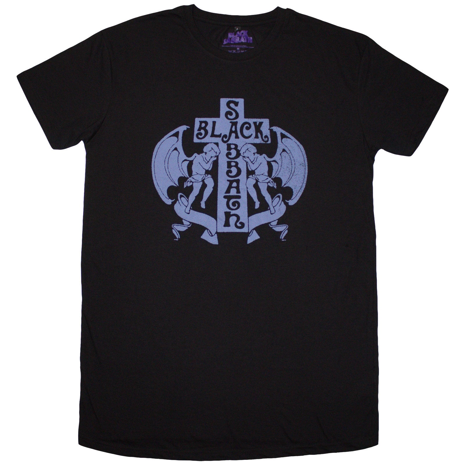 Black Sabbath Ladies T-Shirt Dress: Angels (Black)