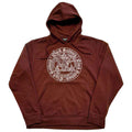 Black Sabbath Unisex Pullover Hoodie: Henry Pyramid Emblem (Brown)