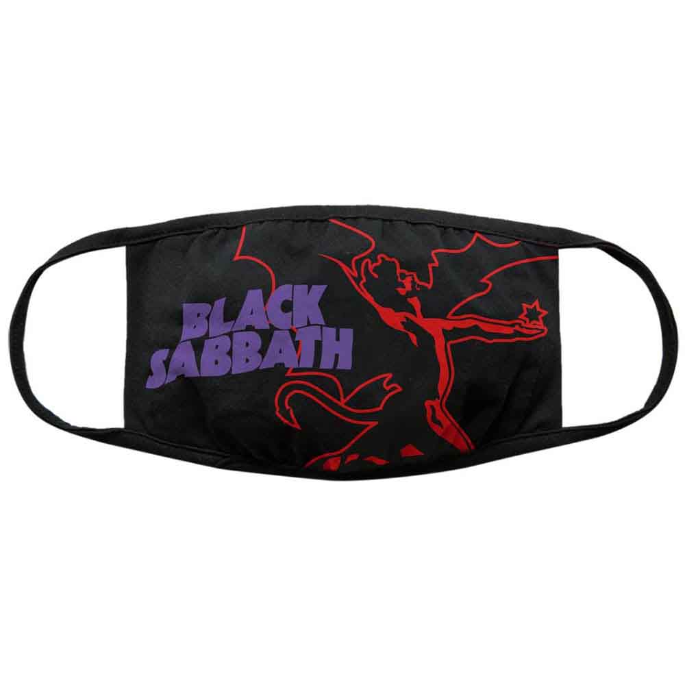 Black Sabbath Face Mask: Red Thunder V. 1 (Black)