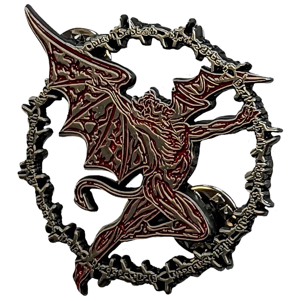 Black Sabbath Pin Badge: Daemon Ring