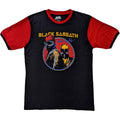 Black Sabbath Unisex Ringer T-Shirt: Never Say Die (Black & Orange)