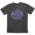 Black Sabbath Unisex Stone Wash T-Shirt: Angels (Charcoal Grey)