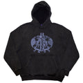 Black Sabbath Unisex Stone Wash Pullover Hoodie: Angels (Charcoal Grey) (Wash Collection)