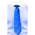 The Beatles Unisex Silk Neck Tie: Yellow Submarine (Royal Blue)