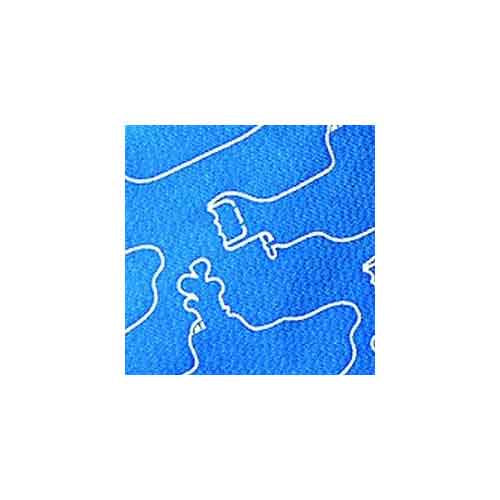 The Beatles Unisex Silk Neck Tie: Yellow Submarine (Royal Blue)