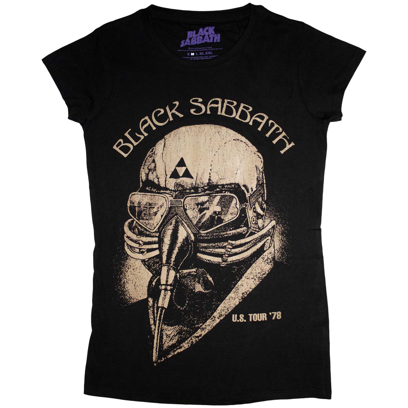 Black Sabbath Ladies T-Shirt: US Tour 1978 (Black) (Skinny Fit)