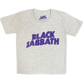 Black Sabbath Kids T-Shirt: Wavy Logo (Heather Grey)