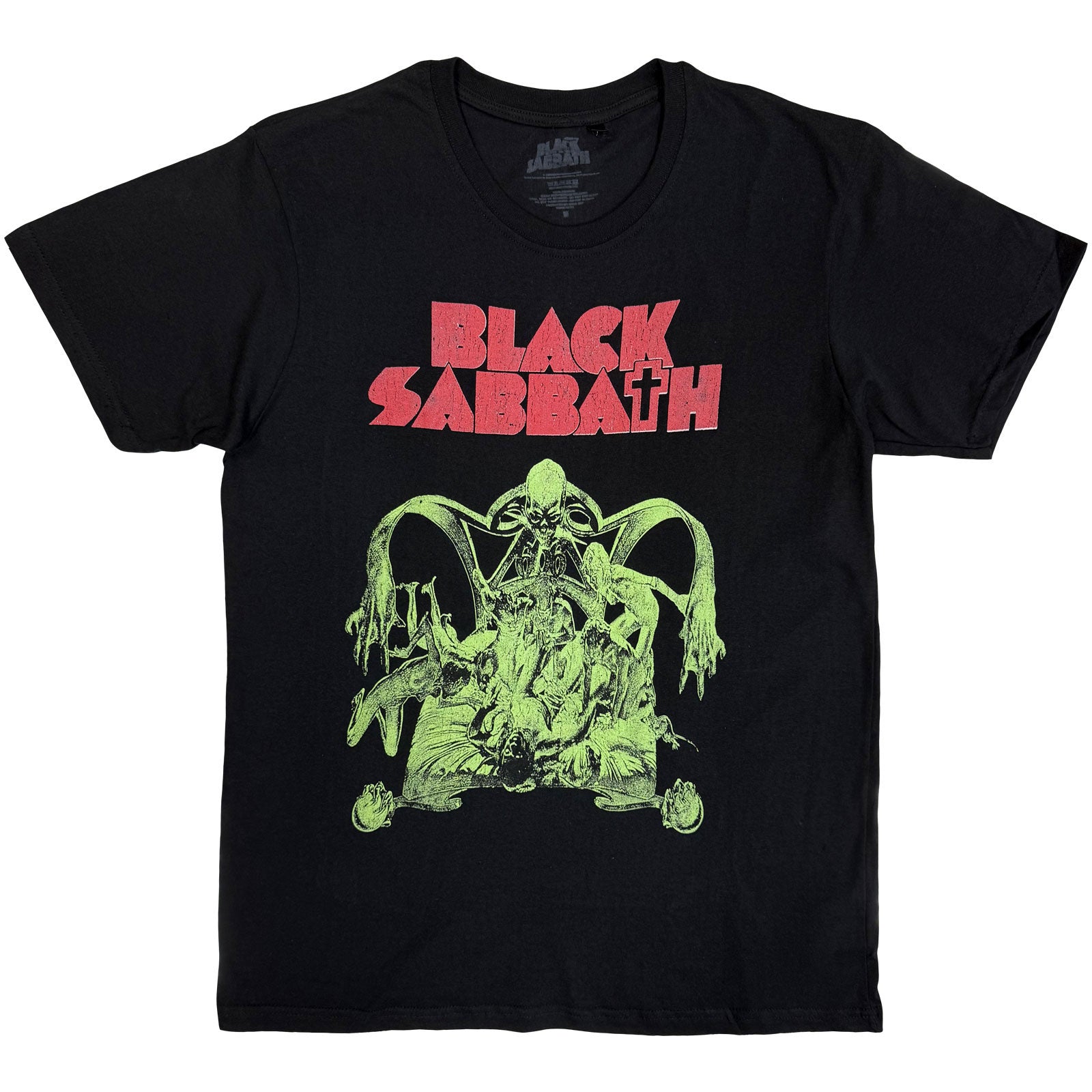 Black Sabbath Unisex T-Shirt: Sabbath Cut-out (Black)