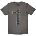 Black Sabbath Unisex T-Shirt: Cross (Charcoal Grey)
