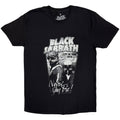 Black Sabbath Unisex T-Shirt: Never Say Die Grey Tone (Black)