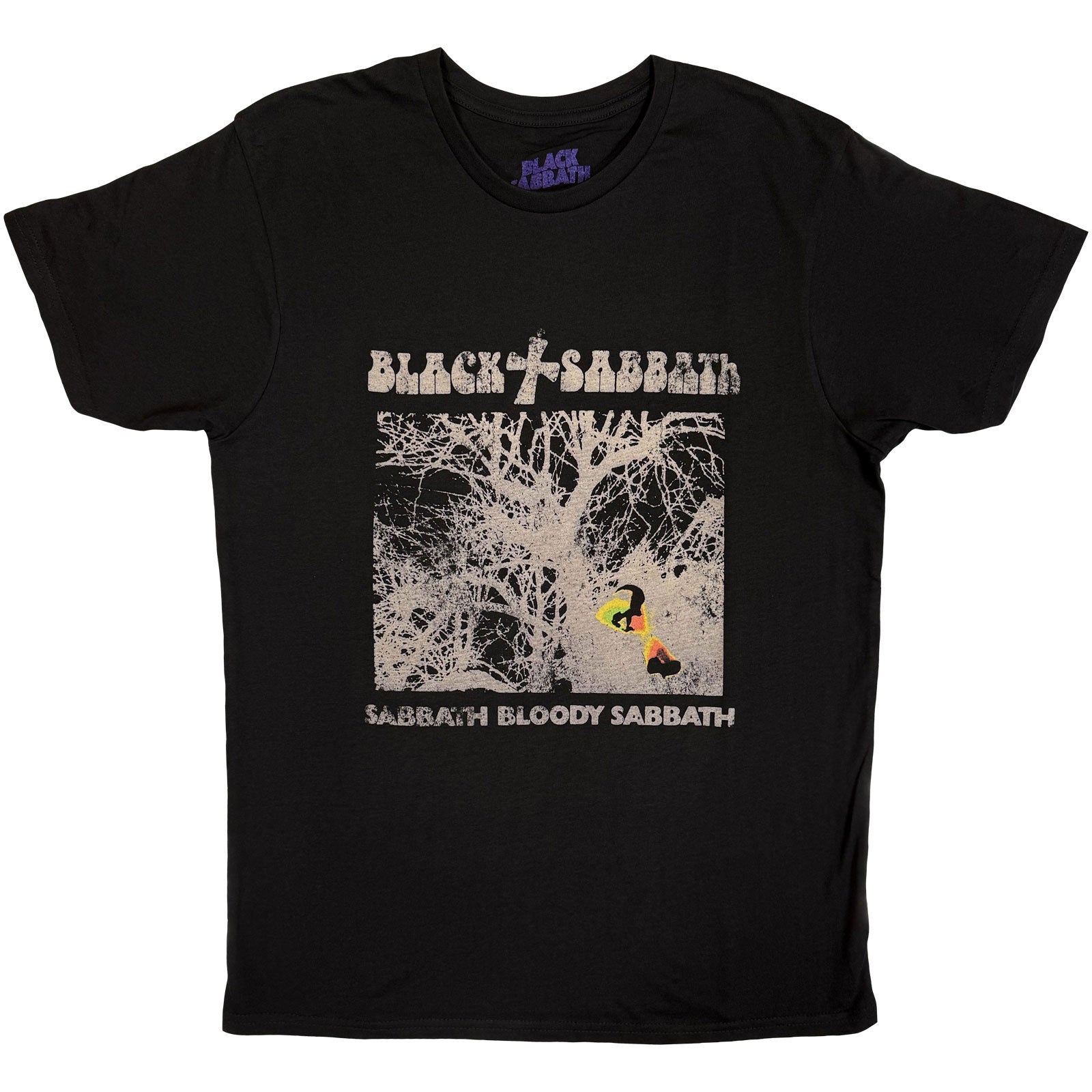 Black Sabbath Unisex T-Shirt: Sabbath Bloody Sabbath Vintage (Black)