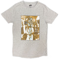 Black Sabbath Unisex T-Shirt: Blue Cross (Grey)