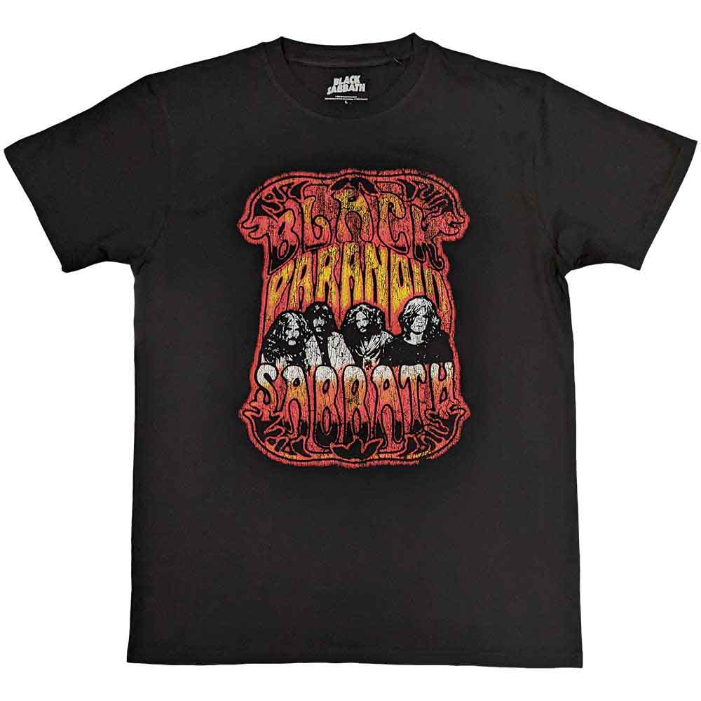 Black Sabbath Unisex T-Shirt: Paranoid Psych (Black)