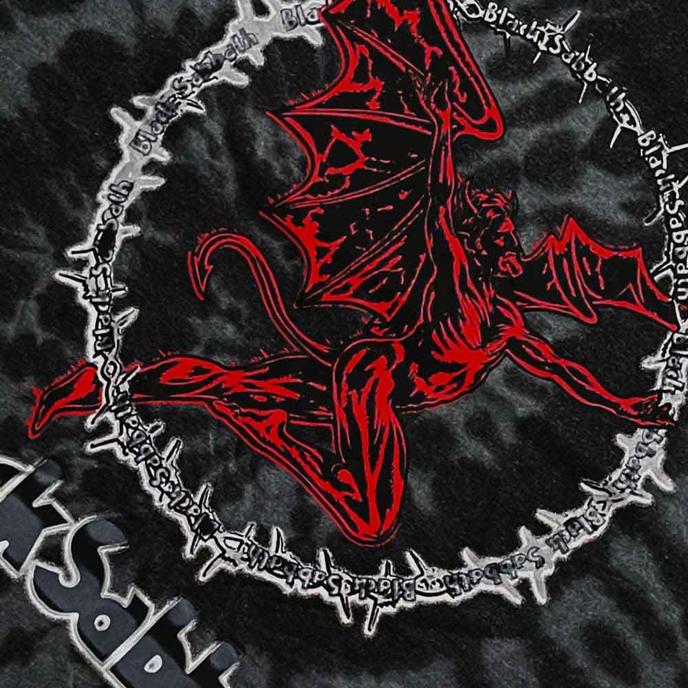 Black Sabbath Unisex T-Shirt: Red Henry (Black) (Wash Collection)