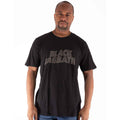 Black Sabbath Unisex T-Shirt: Wavy Logo (Black) (Hi-Build)