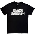 Black Sabbath Unisex T-Shirt: Curly Logo Mono (Black)