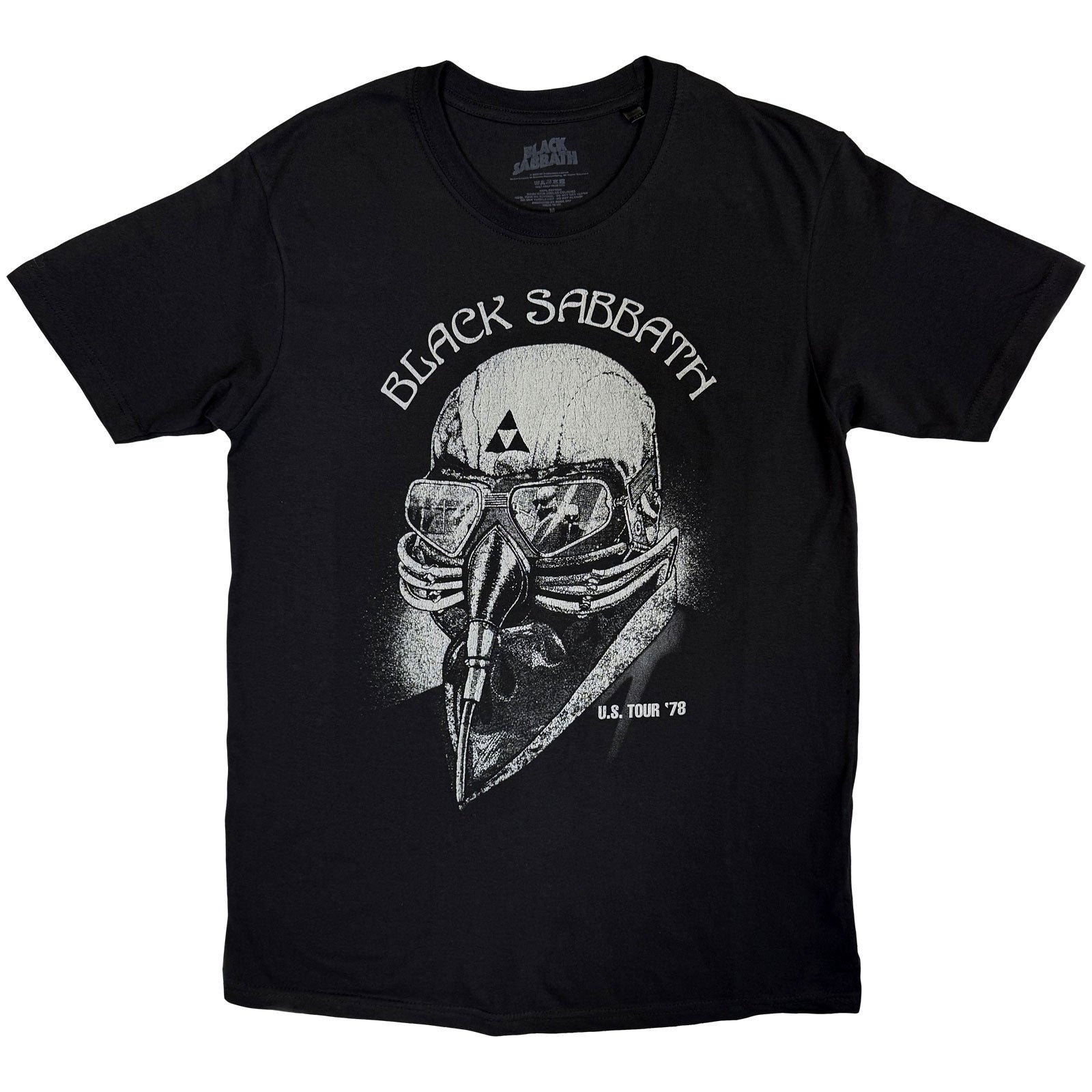 Black Sabbath Unisex T-Shirt: US Tour 1978 (Black)