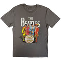 The Beatles Unisex T-Shirt: Sgt Pepper (Grey)