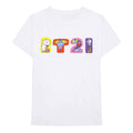 BT21 Unisex T-Shirt: Doodle Letters (White)