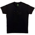 The Beatles Unisex T-Shirt: Drop T Black-On-Black (Black) (Hi-Build)
