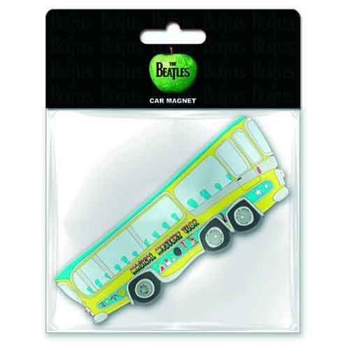 The Beatles Rubber Magnet: MMT Bus Car