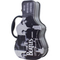 The Beatles Unisex Sock Guitar Tin: Black & White Band (Black)  (UK Size 6.5 - 11)