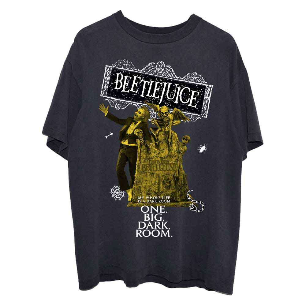 Beetlejuice Unisex T-Shirt: One Dark Room (Black)