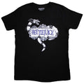 Beetlejuice Unisex T-Shirt: Snake Badge (Black)