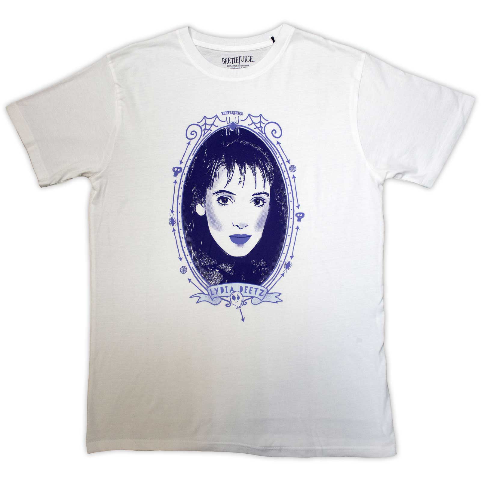 Beetlejuice Unisex T-Shirt: Lydia Deetz Framed (White)