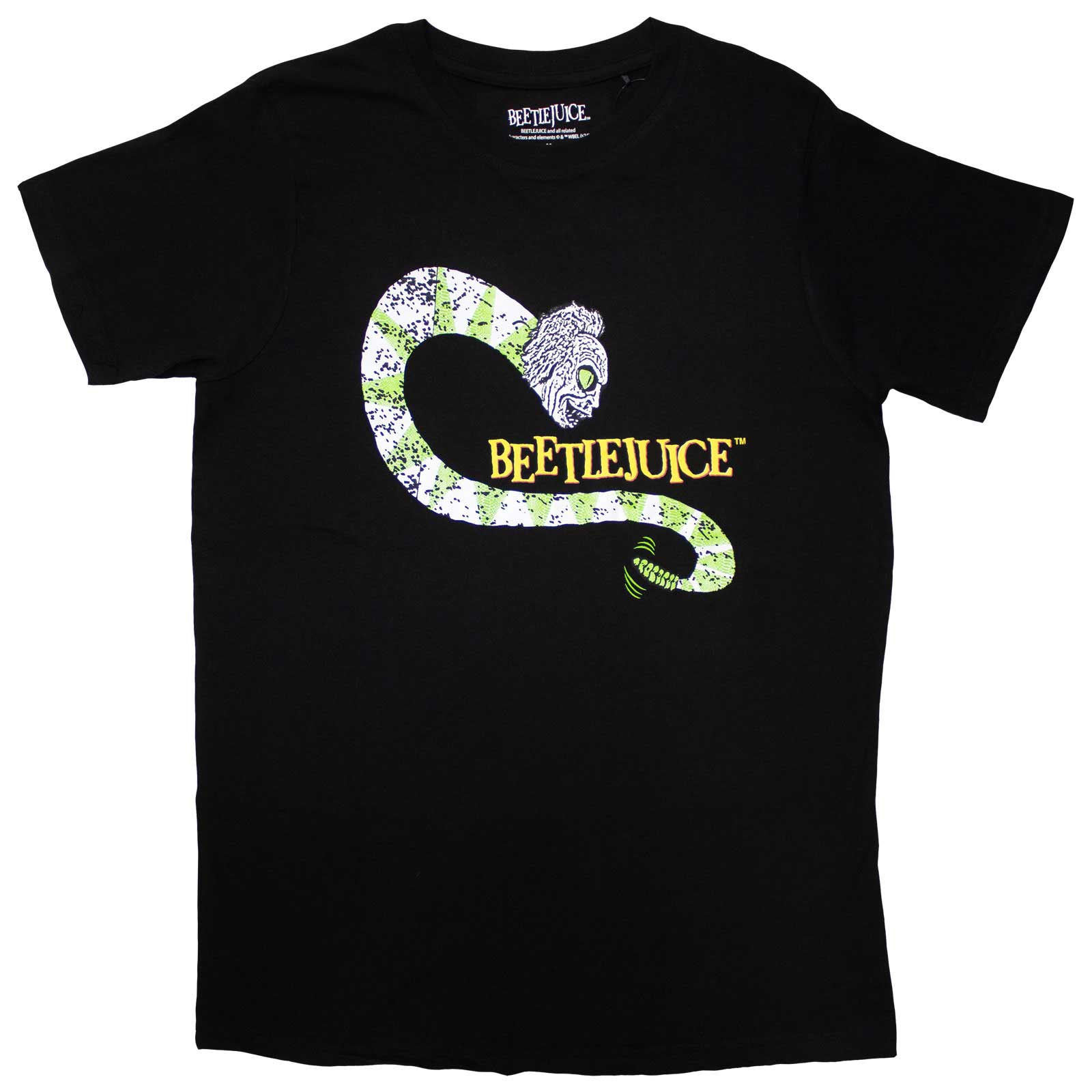 Beetlejuice Unisex T-Shirt: Beetlesnake (Black)