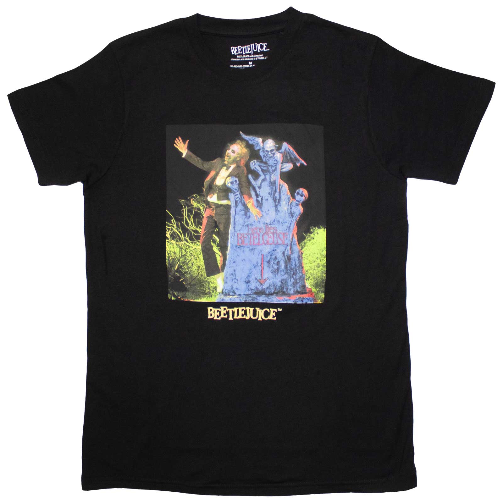 Beetlejuice Unisex T-Shirt: Grave (Black)