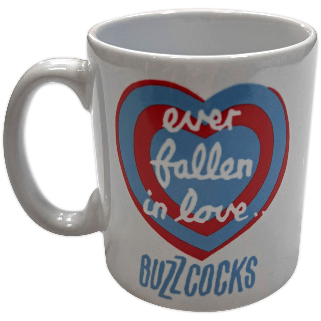 Buzzcocks Unboxed Mug: Even Fallen With Love (White) (Back Print)