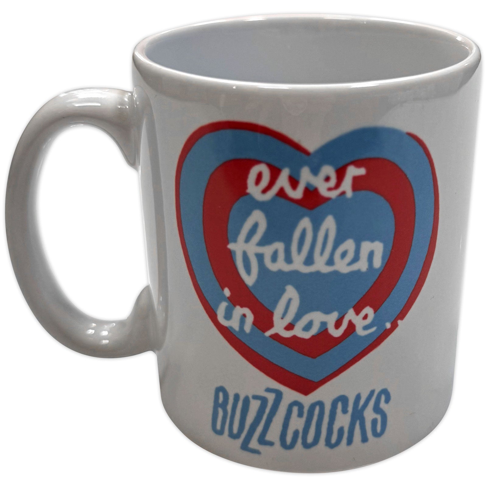 Buzzcocks Unboxed Mug: Even Fallen With Love (White) (Back Print)