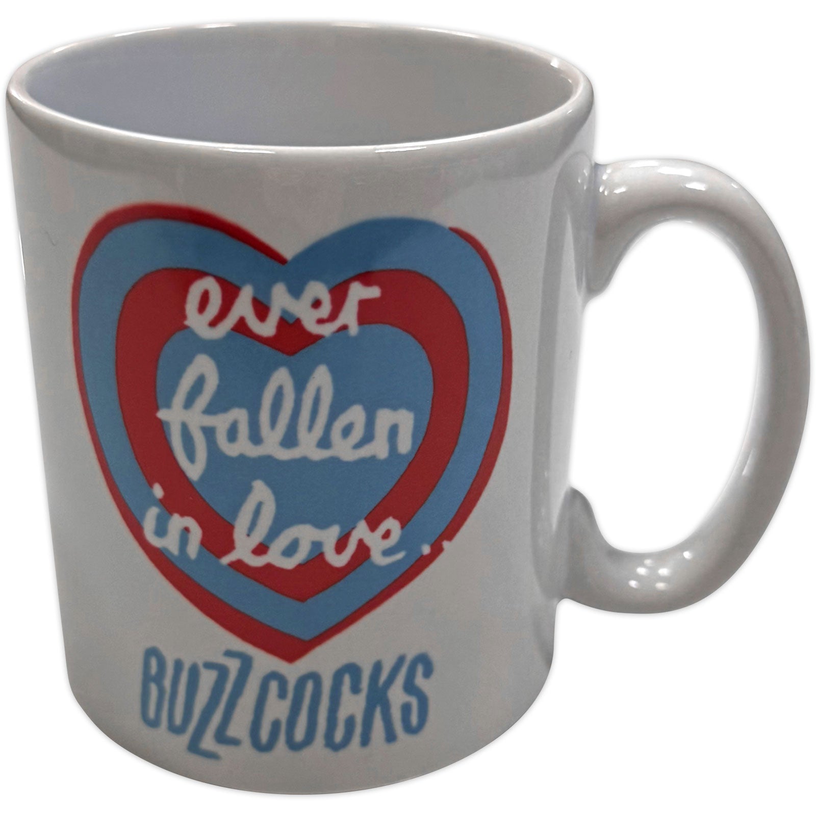 Buzzcocks Unboxed Mug: Even Fallen With Love (White) (Back Print)