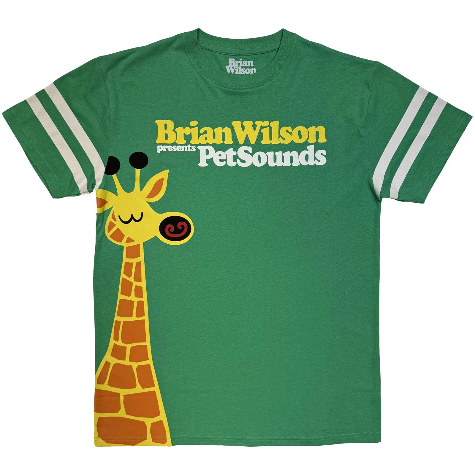 Brian Wilson Unisex T-Shirt: Pet Sounds Giraffe (Green)
