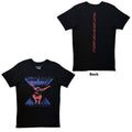Billie Eilish: Jump Tracklist Spine Unisex T-Shirt (Black) (Back Print)