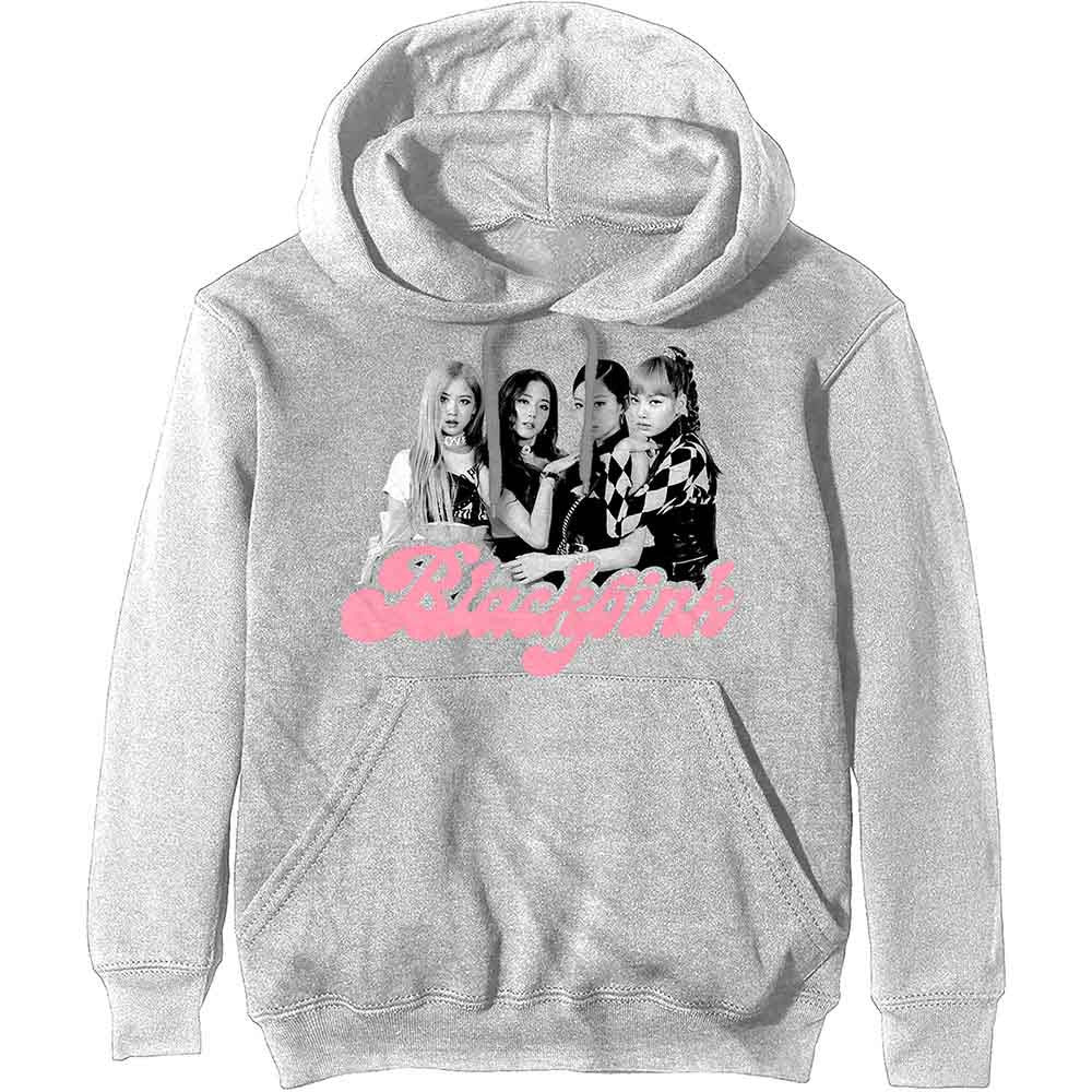 BlackPink: Photo Tee Unisex Pullover Hoodie (Off White)