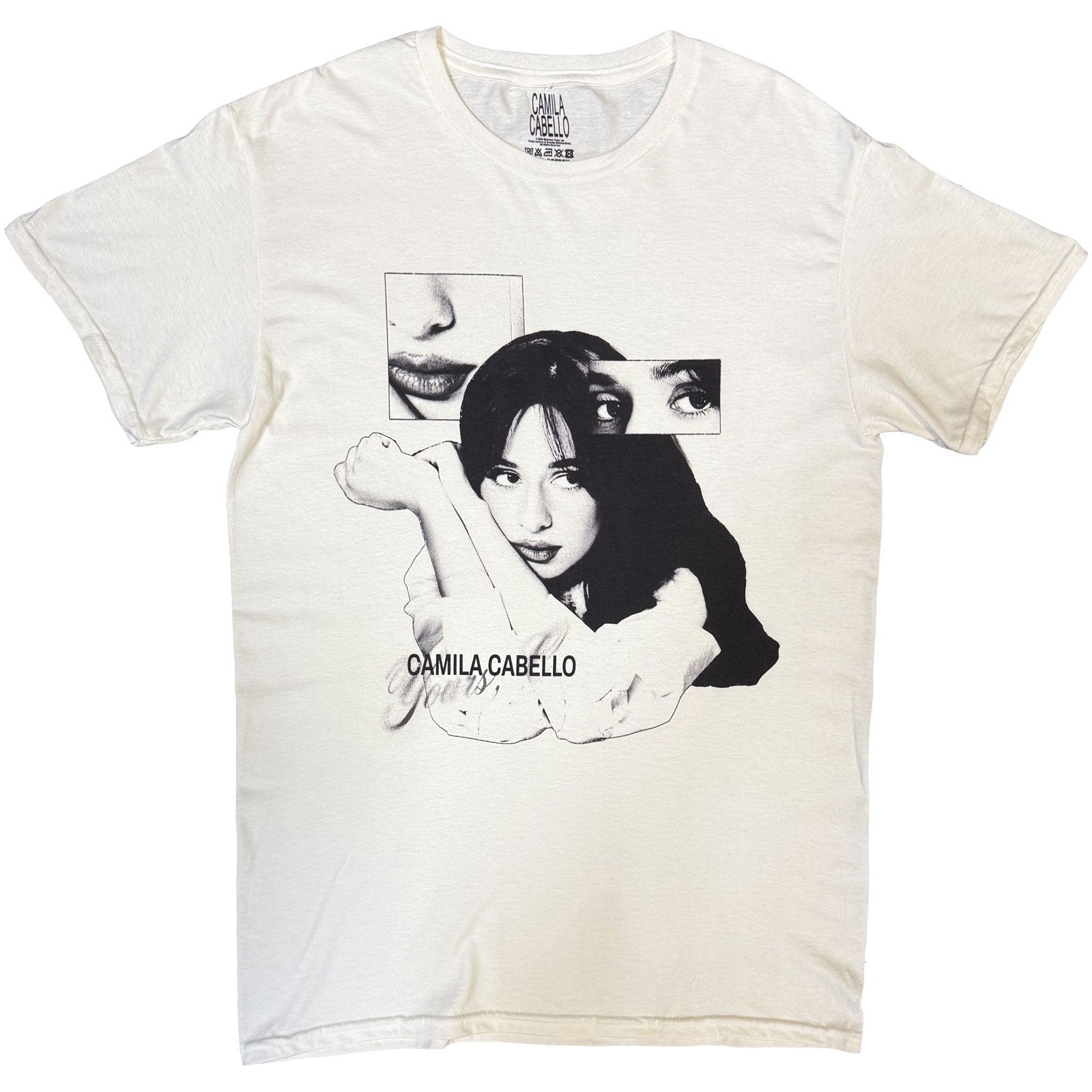 Camila Cabello Unisex T-Shirt: Collage (White)