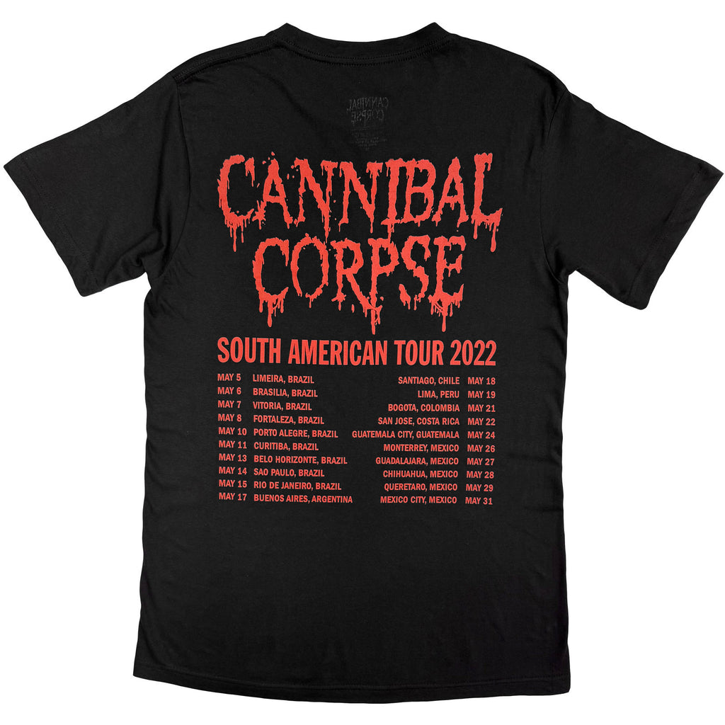 Cannibal Corpse Unisex T-Shirt: Necrogenic Resurrection (Black) (Back Print)