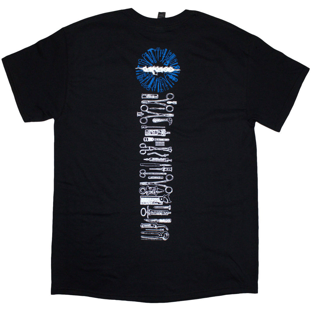 Carcass Unisex T-Shirt: Necro Head (Black) (Back Print)