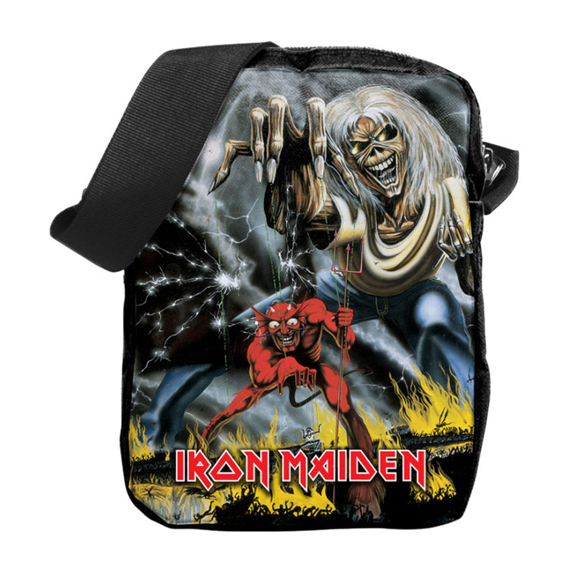 Iron Maiden Crossbody Bag: Number Of The Beast (Multicolour)