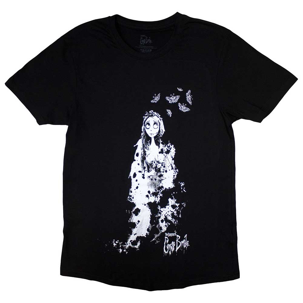 Corpse Bride Unisex T-Shirt: Butterflies (Black)