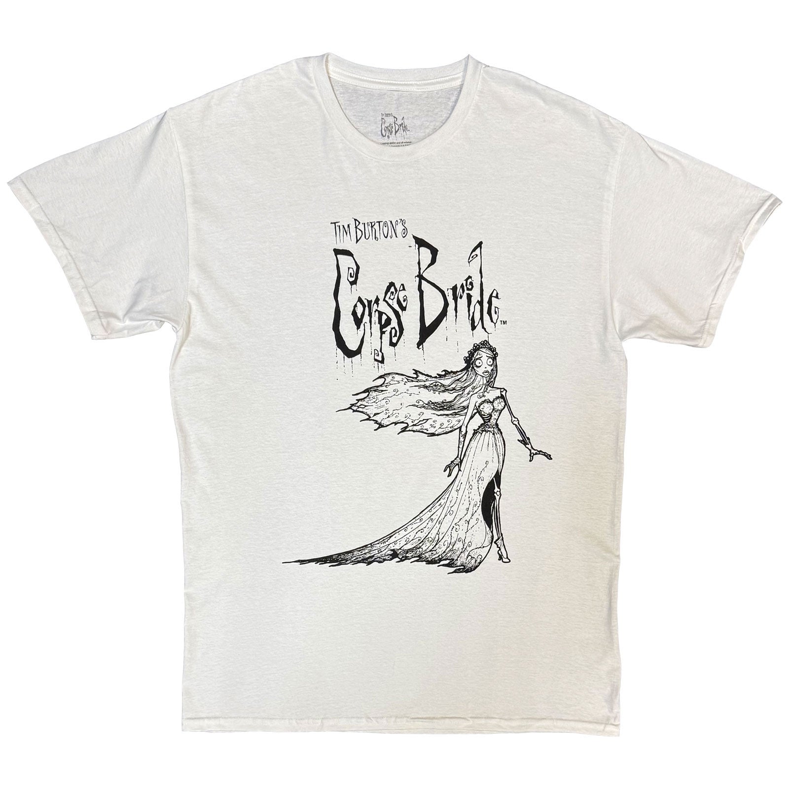 Corpse Bride Unisex T-Shirt: Gown (White)