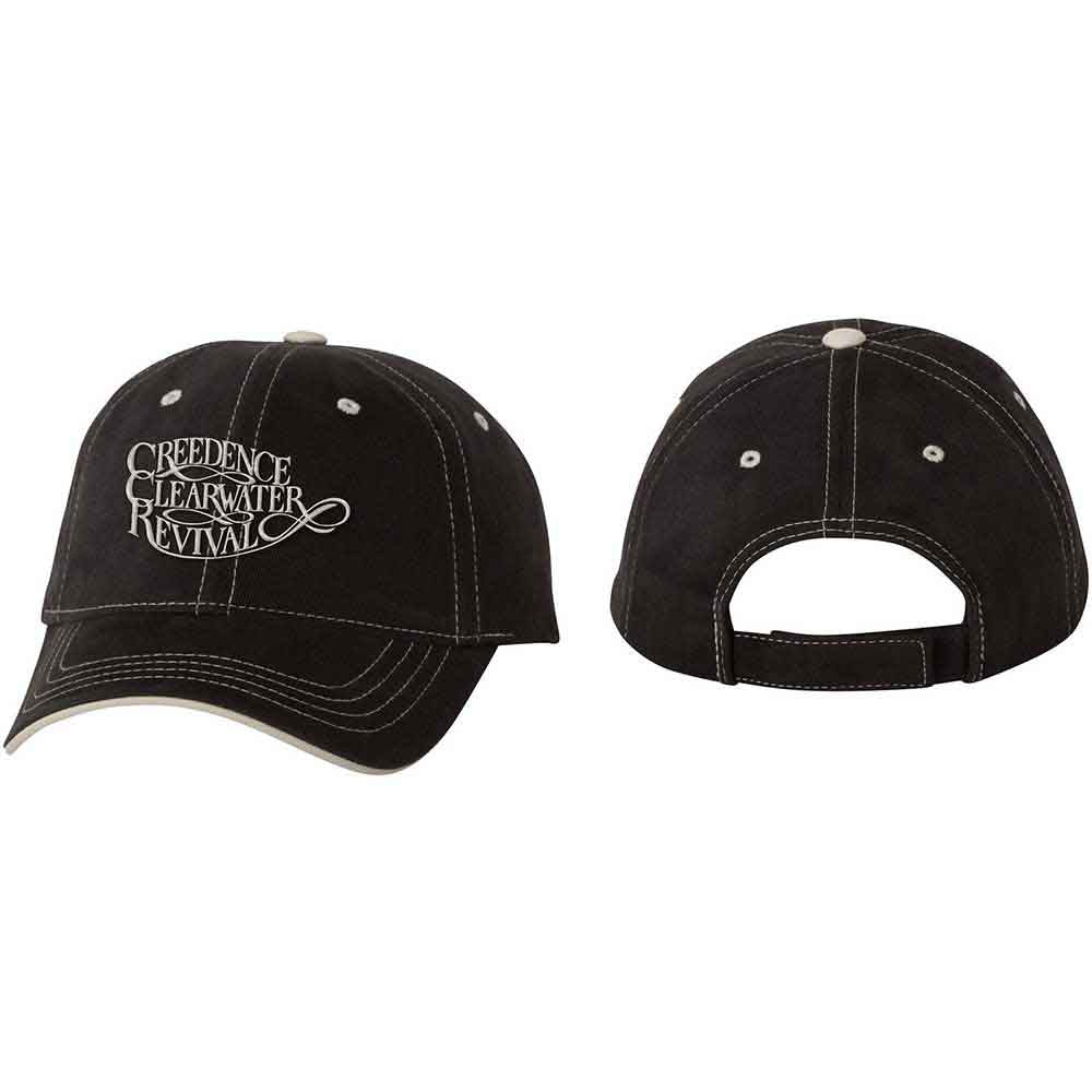 Creedence Clearwater Revival Unisex Baseball Cap: Logo (Black)