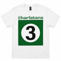 The Charlatans Unisex T-Shirt: 3 Logo (White)