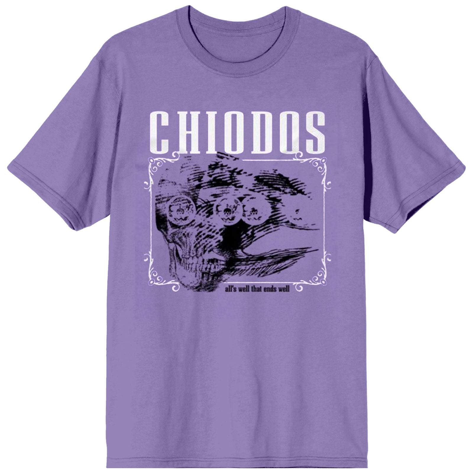 Chiodos Unisex T-Shirt: AWTEW Faded Face (Purple)